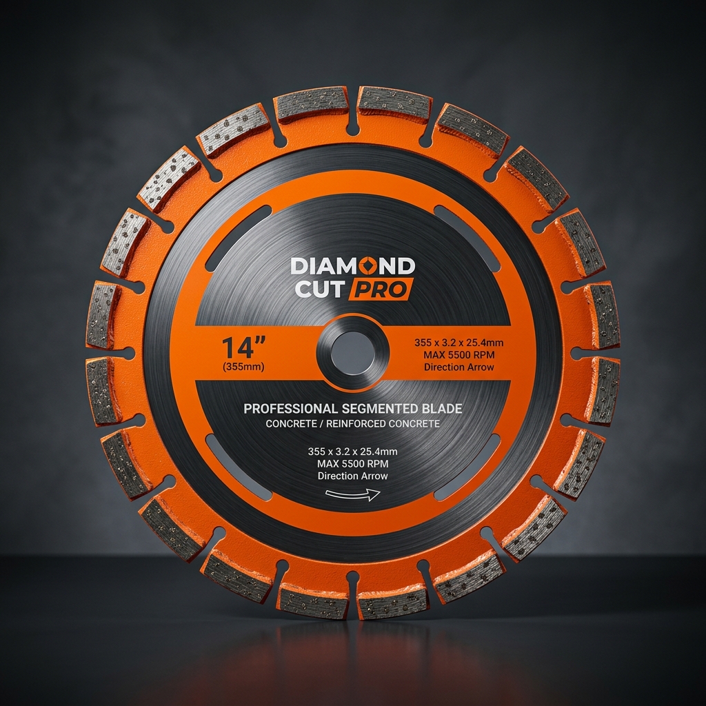 Premium Concrete Cutting Blades Diamond Saw Blade