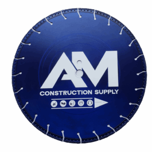 Diamond blade with segmented rim and heat-vented steel core for efficient cutting of steel, rebar, pipe, and other metals